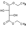 structue of Diethyl L-tartrate CaS NO.: 87-91-2.