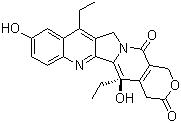 7-乙基-10-羟基喜树碱(sn-38) CAS NO.:86639-52-3的结构式